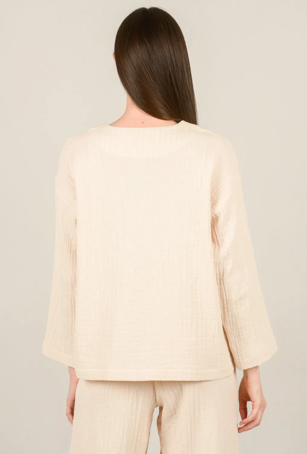Discount Evie Lou Tonal Texture Jacket, Blush