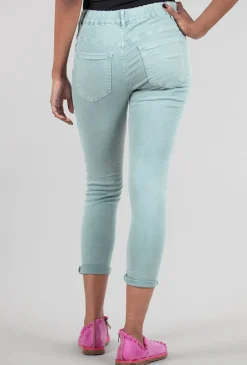 Shop Evie Lou Two-Button Spring/Summer Pant, Tiffany Blue