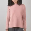 Discount Evie Lou Velvet Fleece Renee Top, Dusty Rose