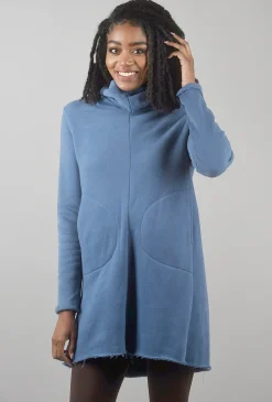 Cheap Evie Lou Velvet Fleece Ricky Tunic, Blue