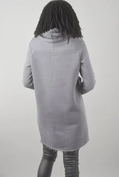 Outlet Evie Lou Velvet Fleece Ricky Tunic, Gray