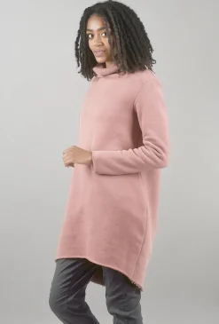 Sale Evie Lou Velvet Fleece Stella Tunic, Dusty Rose