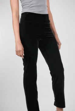 Outlet Evie Lou Velvet Milo Pant, Black