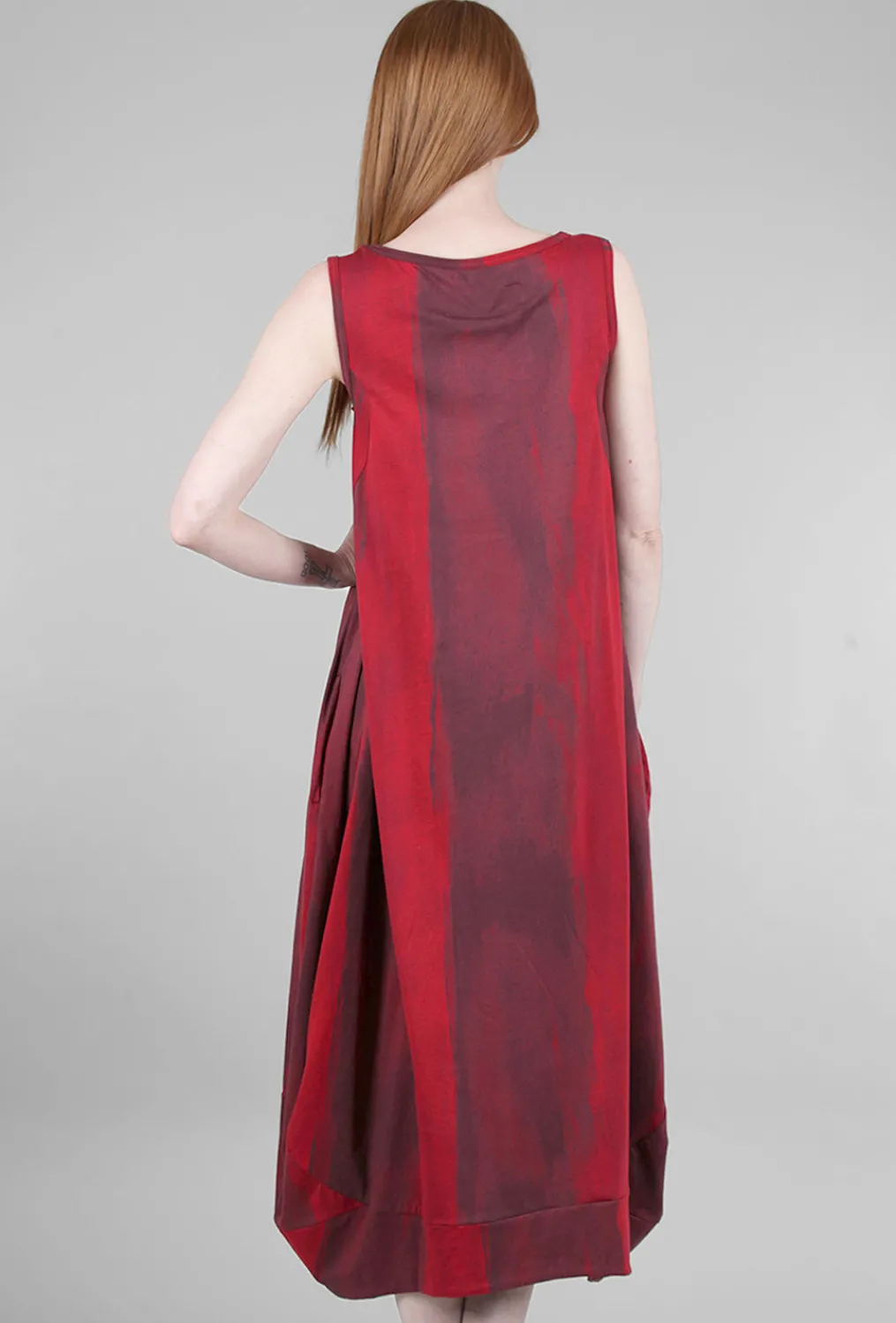 Flash Sale Evie Lou Veranda Dress, Red Stripe