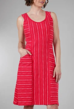 Clearance Evie Lou Vineyard Tank Dress, Tomato