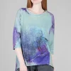 Flash Sale Evie Lou Viscose Jersey Swing Tee, Purple
