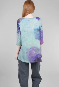 Flash Sale Evie Lou Viscose Jersey Swing Tee, Purple