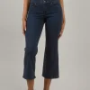 Online Evie Lou Waist-Match Relaxed Flare, Genesis Blue