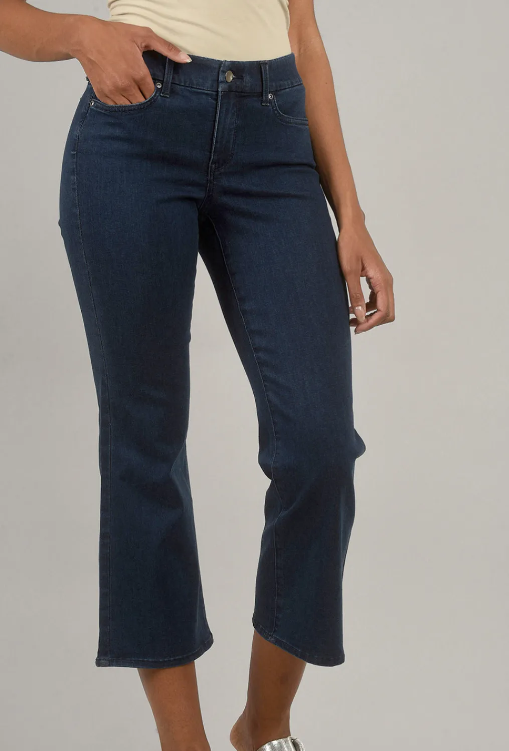 Online Evie Lou Waist-Match Relaxed Flare, Genesis Blue