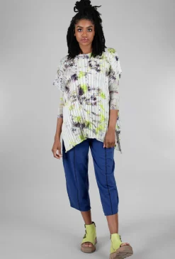 New Evie Lou Willa Knit Pullover, Garden Print
