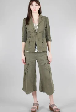 Clearance Evie Lou Winslow Blazer, Kombu Olive