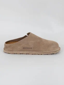 Outlet Evie Lou Zermatt Clog, Gray Taupe Suede