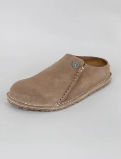 Outlet Evie Lou Zermatt Clog, Gray Taupe Suede