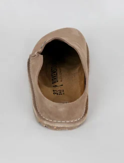 Outlet Evie Lou Zermatt Clog, Gray Taupe Suede
