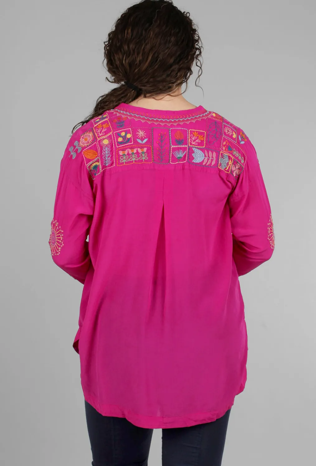 Outlet Evie Lou Zinnia Tunic, Fuchsia