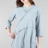 New Evie Lou Zuma Top, Heron Blue