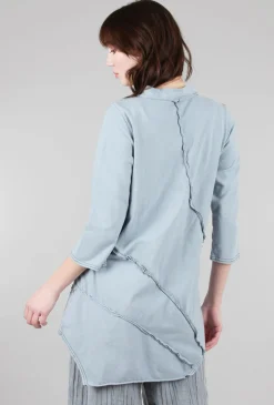 New Evie Lou Zuma Top, Heron Blue